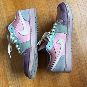 Nike Jordan’s Pastel Multi-Color Low Top Sneakers